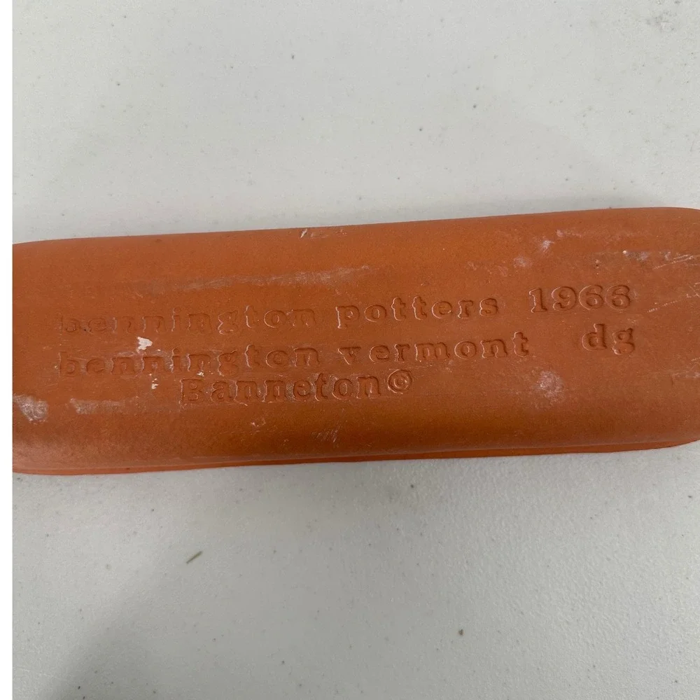 Bennington Potters 1966 Terracotta Banneton Bread Baker David Gil Vermont Pot